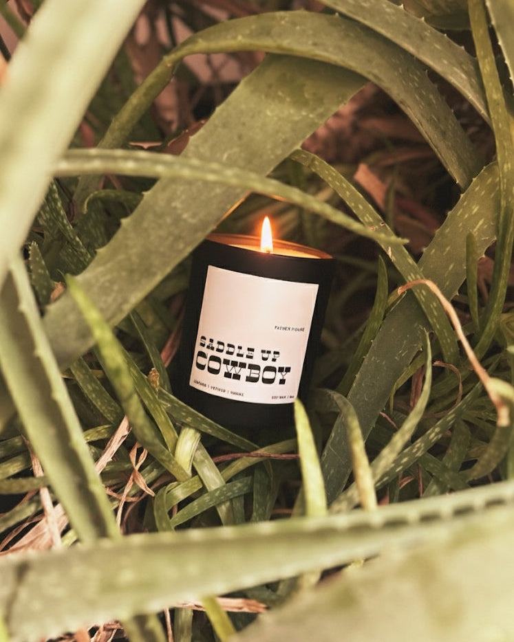 SADDLE UP, COWBOY | CANDLE